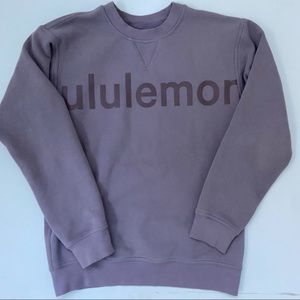 Lululemon All Yours Crew *Graphic - Violet Verbena - size 6